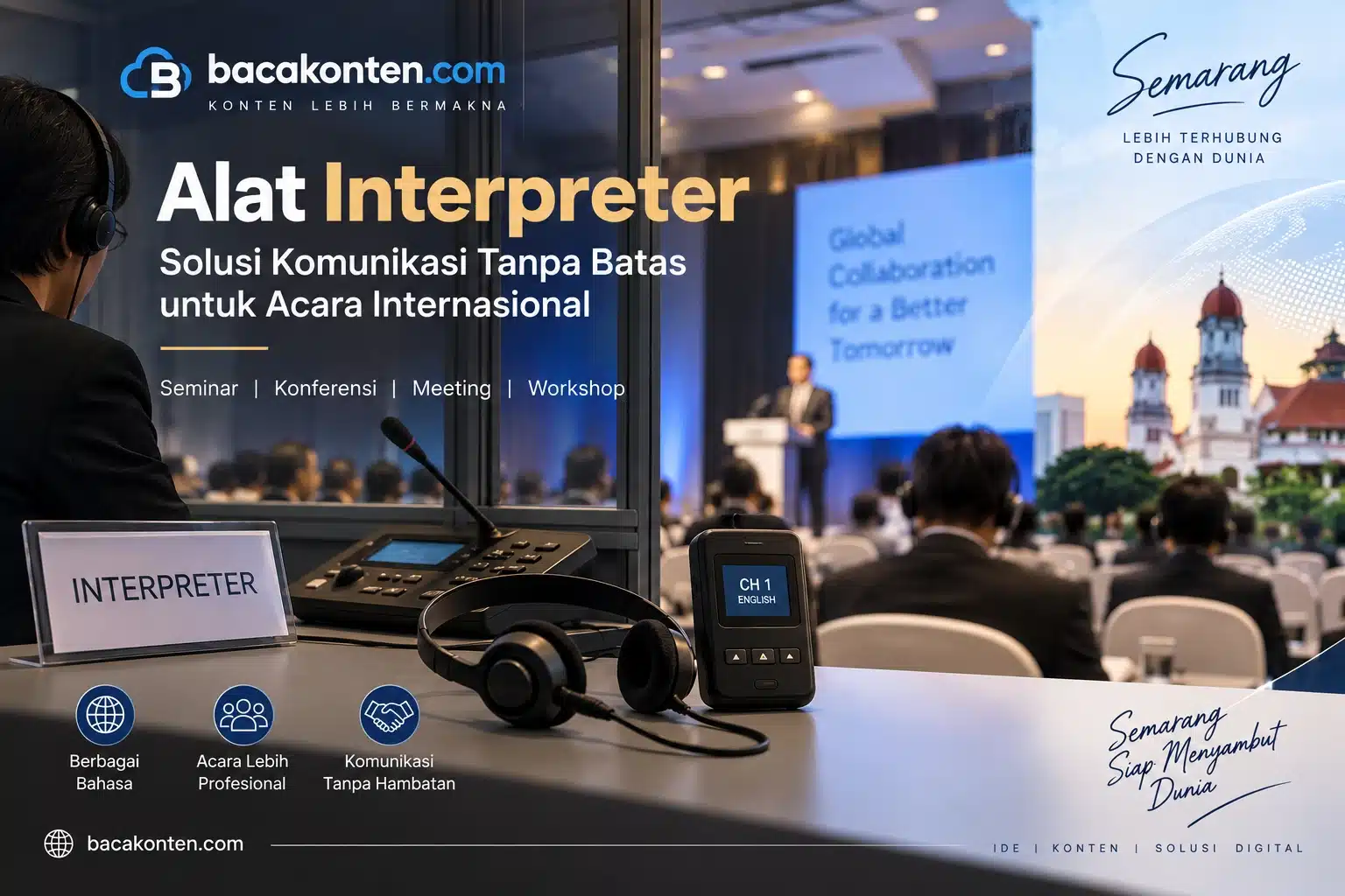 rental alat interpreter semarang